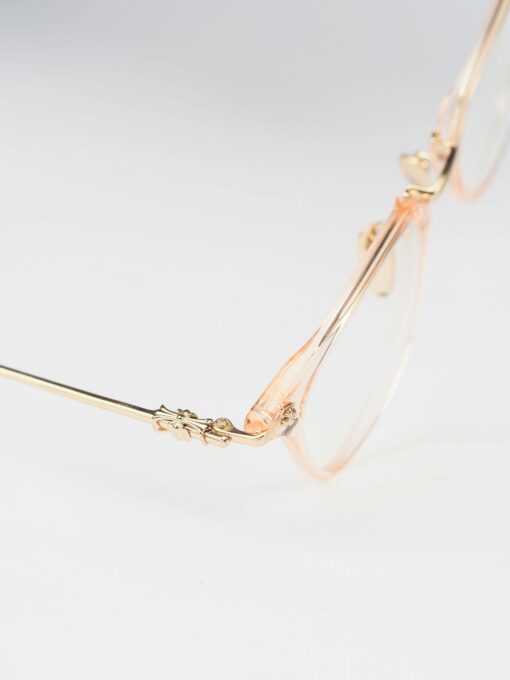 Chrome Hearts Glasses Sunglasses SHAGASS 51 PINK CRYSTALGOLD PLATED 1