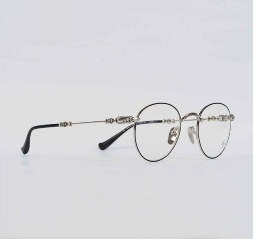 Chrome Hearts glasses BUBBA A MATTE BLACKSHINY SILVER 2