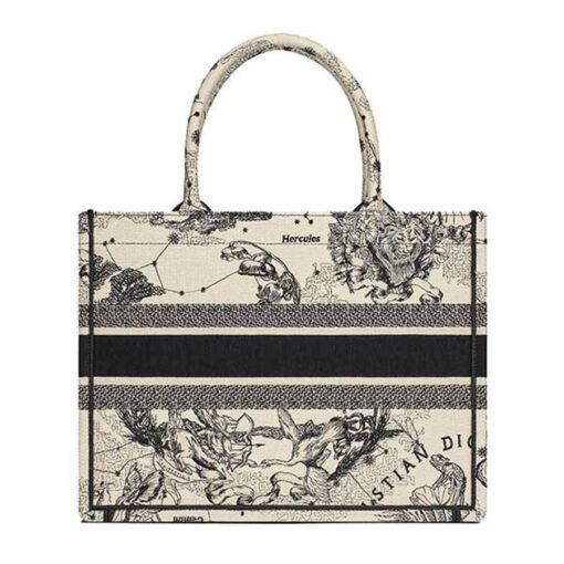 Dior Medium Book Tote Bag in Printed Design 2