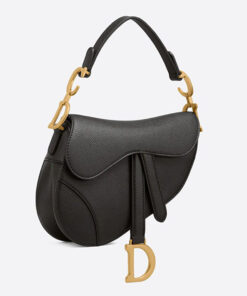 Dior Saddle Mini Handbag in Black color